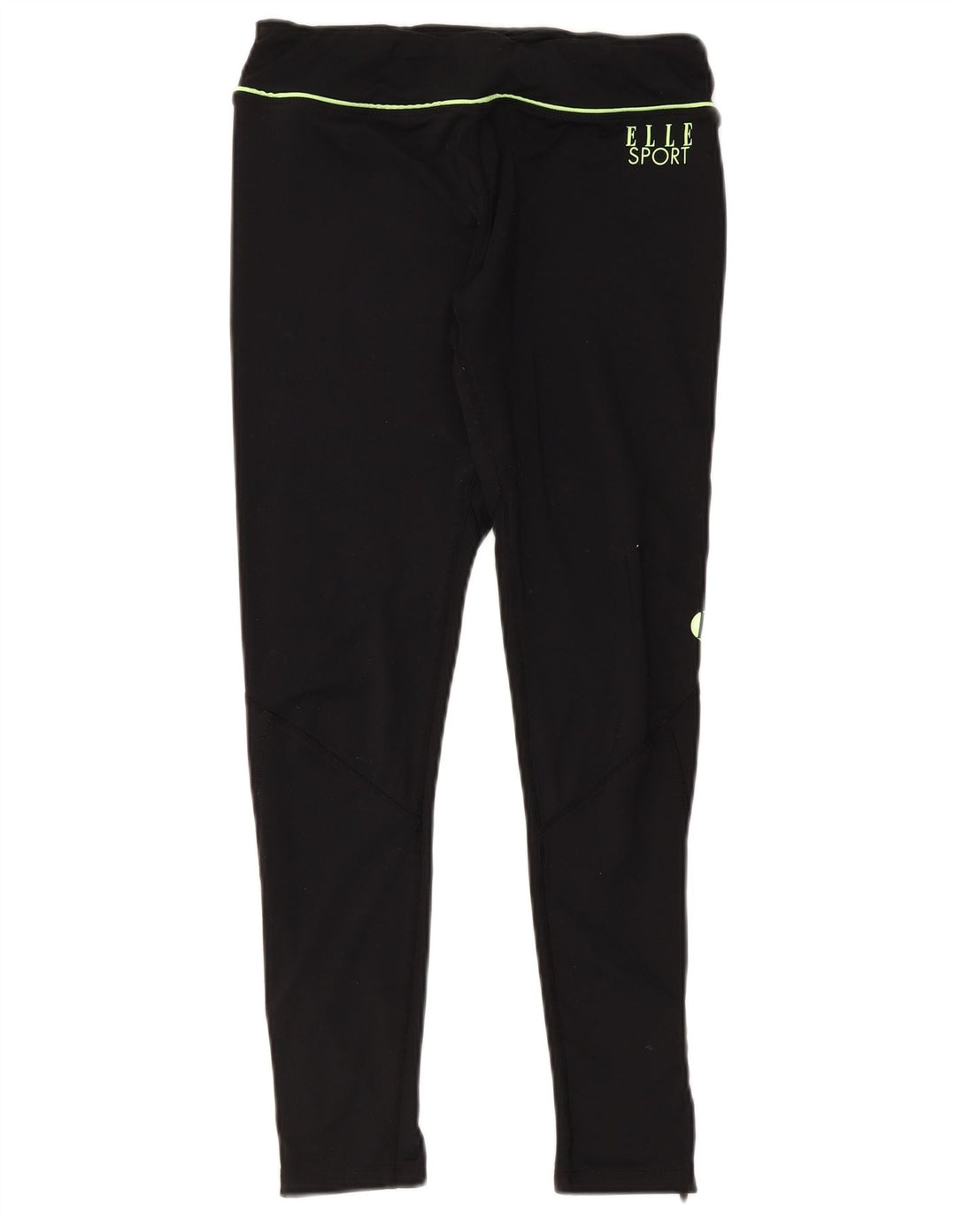 Elle Sport Dame Grafiske Leggings UK 14 Medium Sort Polyester