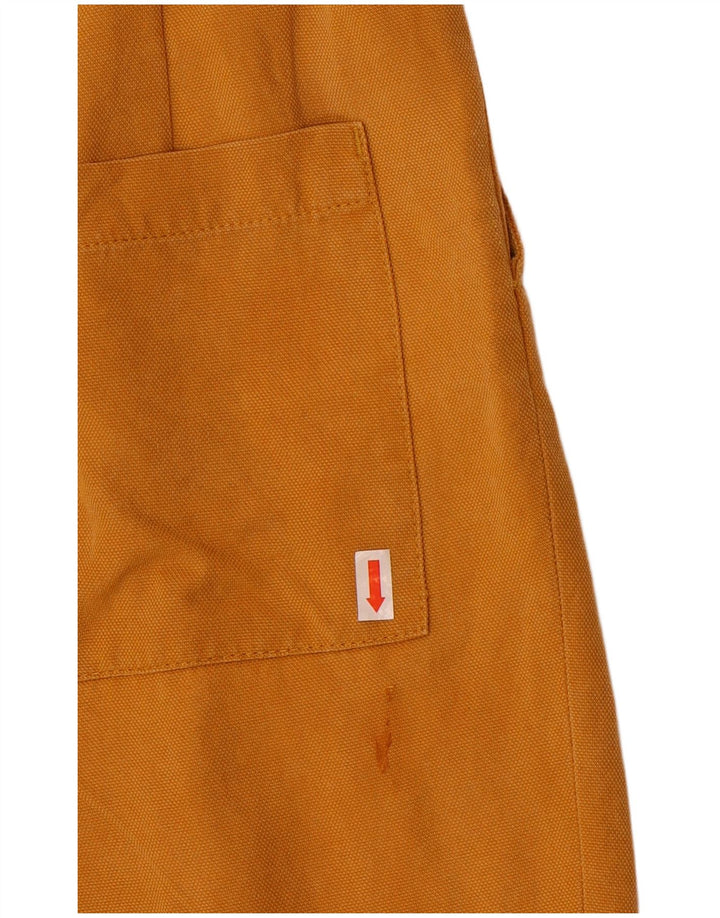 Zara Kvinder Plisseret Chino Shorts Små W26 Brun