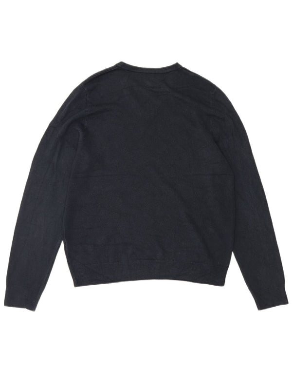 Marks & Spencer Herre V-hals sweater Stor marineblå akryl