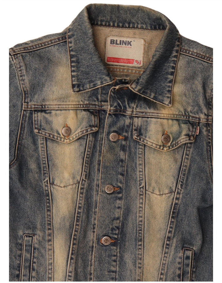 Blink Herre denimjakke UK 36 Small Blue Cotton