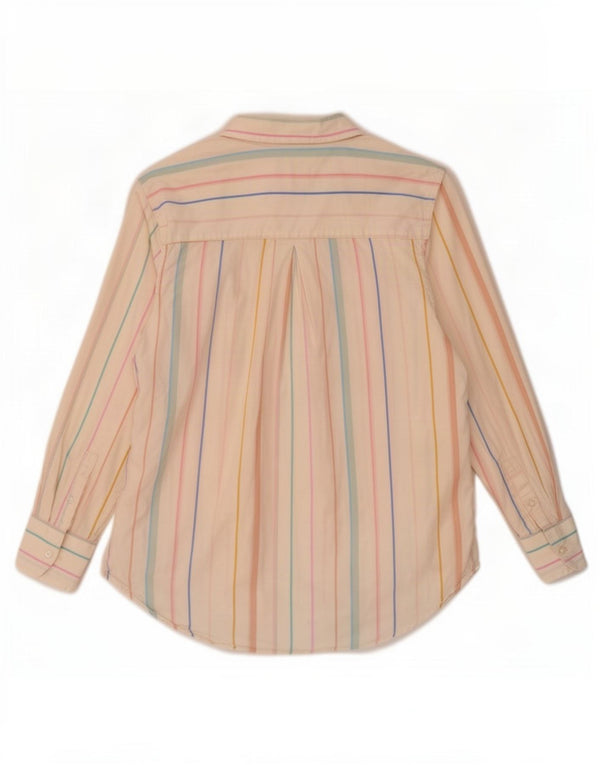 Crew Clothing Dameskjorte UK 14 Stor hvid nålestribet bomuld