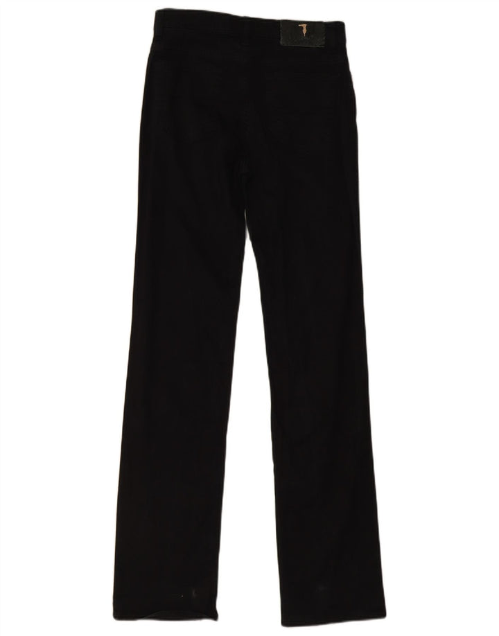 Trussardi Straight Jeans til mænd W25 L32 sort bomuld