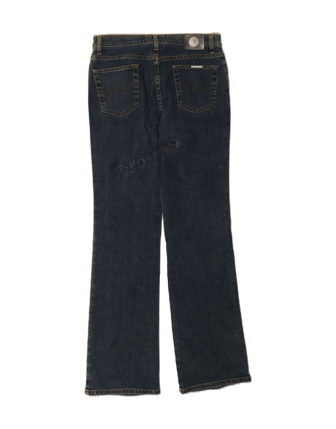 TRUSSARDI Womens Straight Jeans W28 L32 Blue Cotton Vintage Trussardi and Second-Hand Trussardi from Messina Hembry 