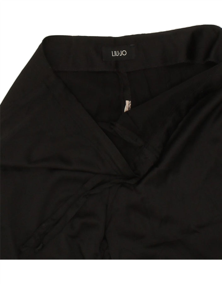 LIU JO Womens Bermuda Casual Shorts W32 Large  Black Vintage Liu Jo and Second-Hand Liu Jo from Messina Hembry 