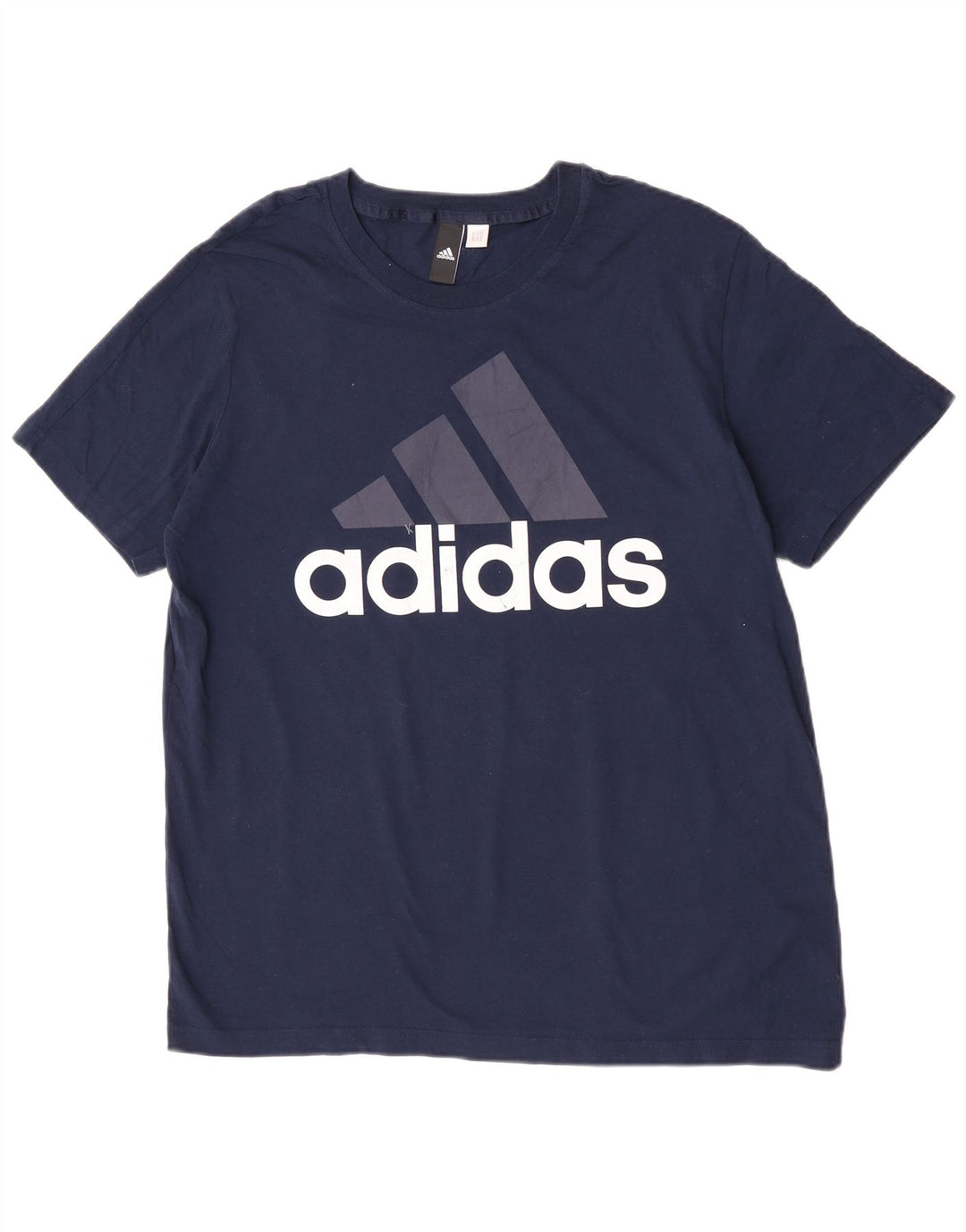 Adidas grafisk T-shirt top til mænd XL marineblå