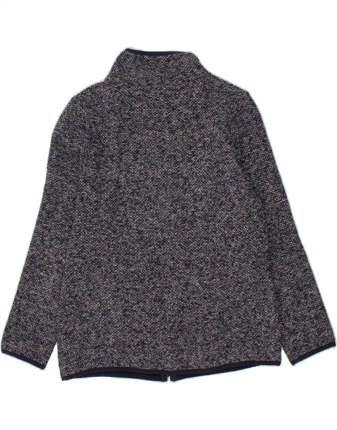 VINTAGE Womens Cardigan Sweater UK 12 Medium Navy Blue Flecked Vintage Vintage and Second-Hand Vintage from Messina Hembry 