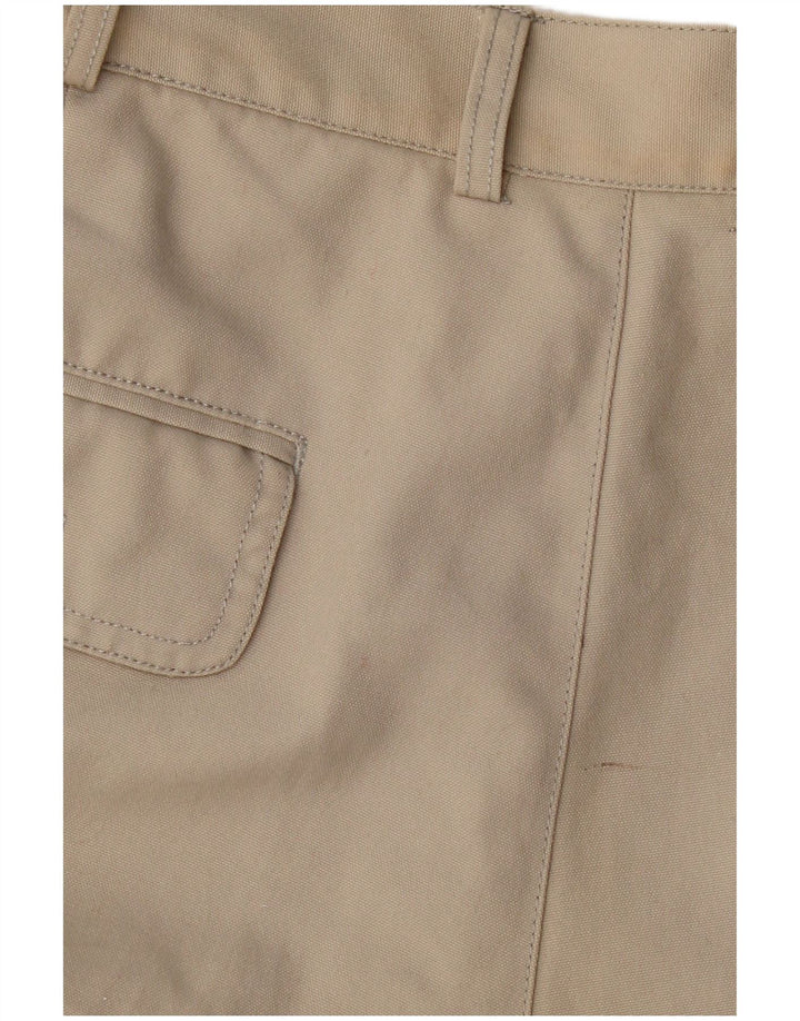 VINTAGE Mens Cargo Shorts Medium W30  Beige Cotton