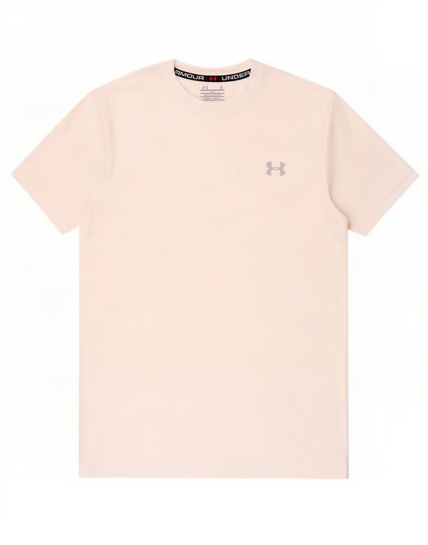Under Armour Herre Loose Fit T-Shirt Top Lille Hvid Polyester