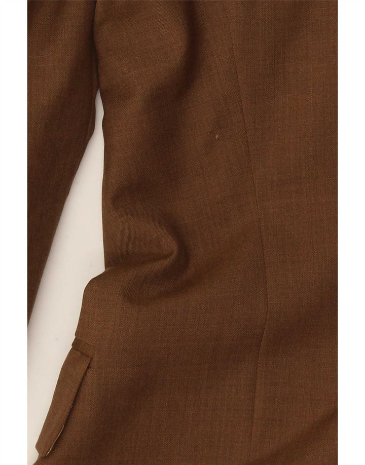 Tommy Hilfiger Herre 3-knaps blazerjakke IT 50 Stor Beige Uld