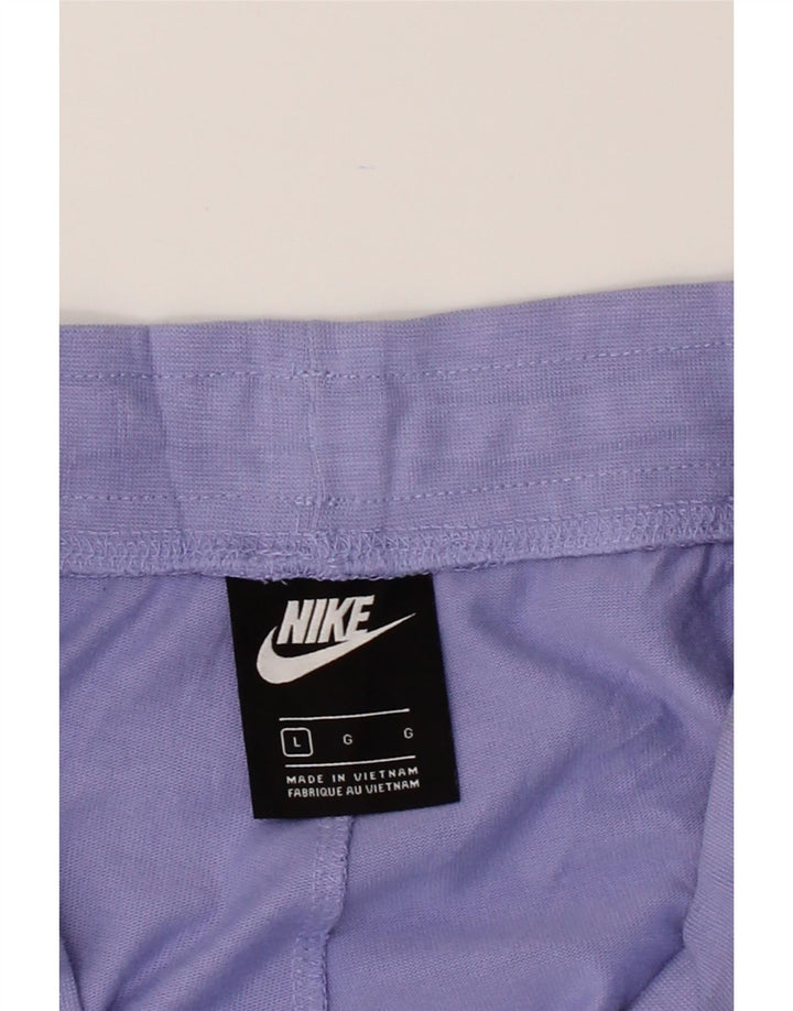 NIKE Womens Sport Shorts UK 14 Large  Purple Polyester Vintage Nike and Second-Hand Nike from Messina Hembry 