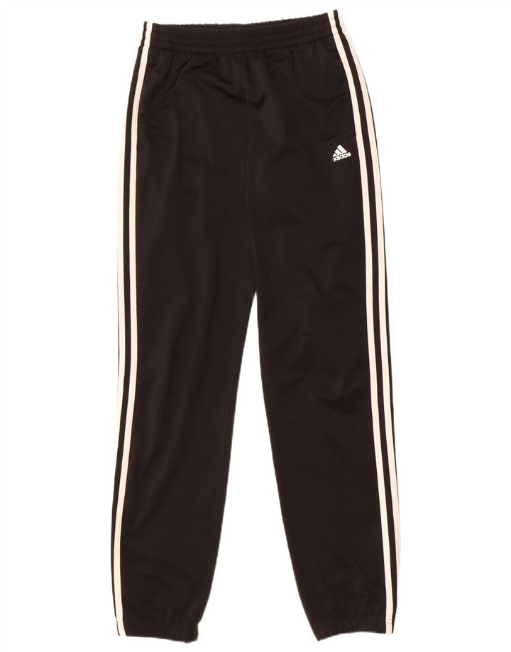 Adidas Drenge Træningsdragt Bukser Joggers 15-16 År Sort Polyester