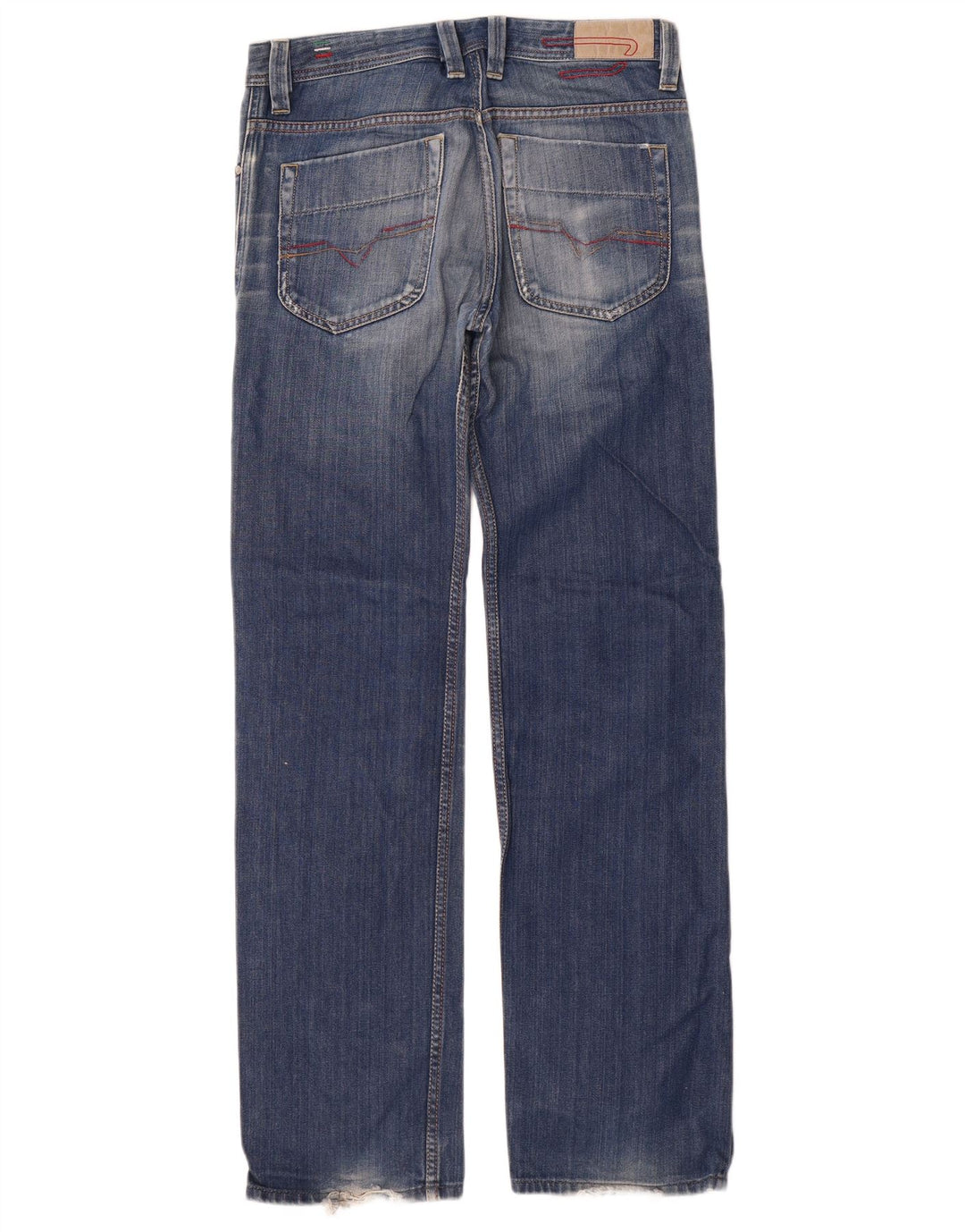 Diesel Herre Lugger Straight Jeans W30 L34 Blå Bomuld