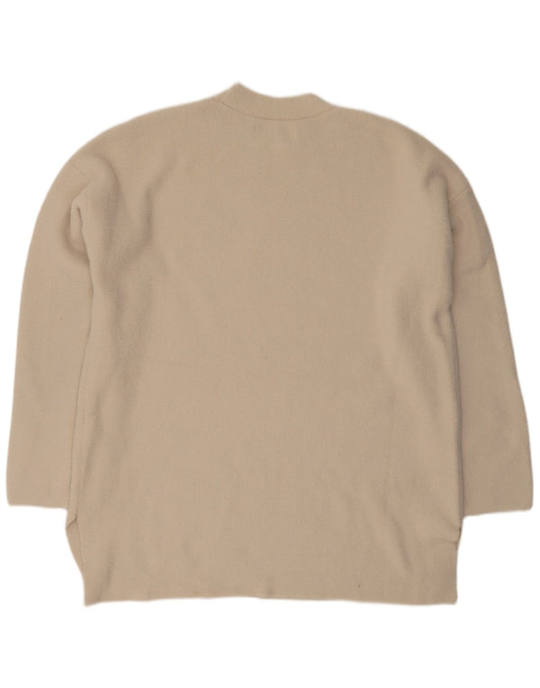 Abercrombie & Fitch Dame sweater med rund hals DK 10 Small Beige