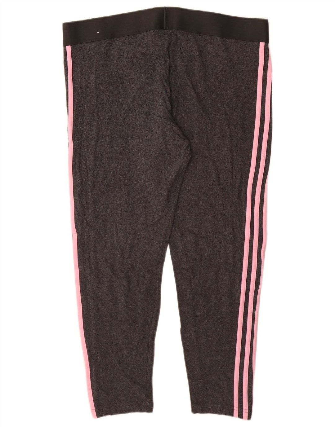 ADIDAS Dame Leggings UK 20/22 XL Grå Bomuld