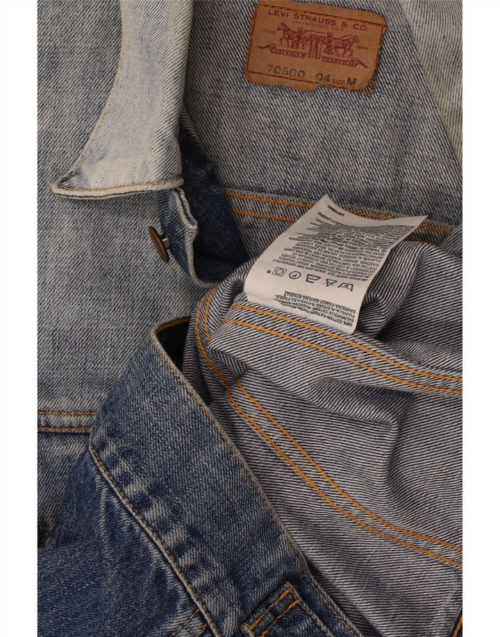 Levi's Herre Acid Wash Denimjakke UK 38 Medium Blue Cotton Classic