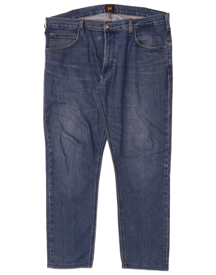 Lee Herre Luke Tapered Jeans W36 L29 Blå Bomuld