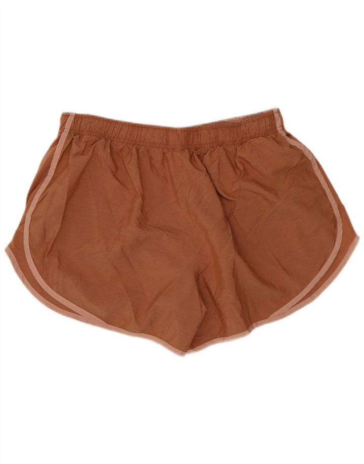 NIKE Dri Fit sportsshorts til kvinder UK 18 XL brun polyester