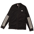ADIDAS piger Primegreen træningsdragt topjakke 9-10 år sort polyester