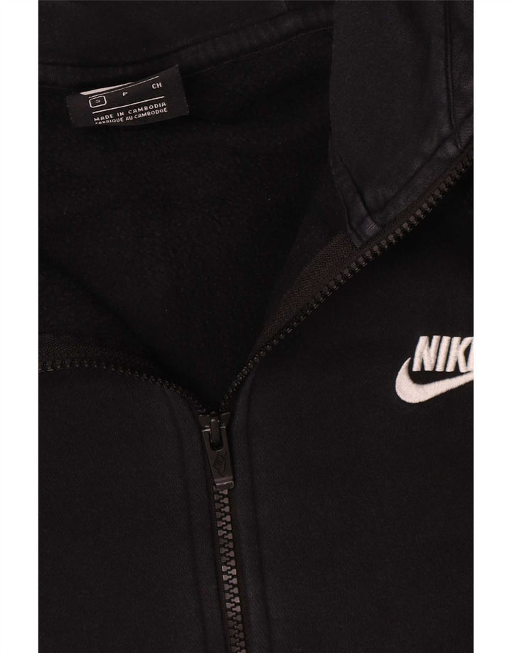 Nike Hættetrøje med lynlås til mænd, lille sort bomuld