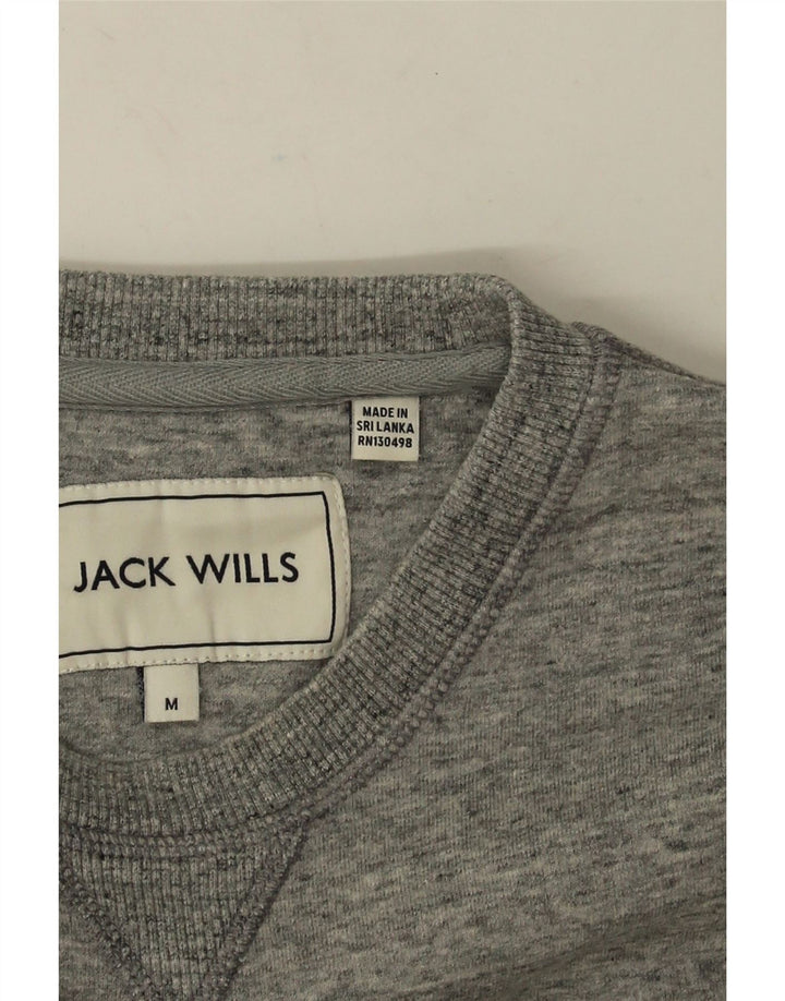 Jack Wills Herre sweatshirt Jumper Medium Grey Flecked Bomuld