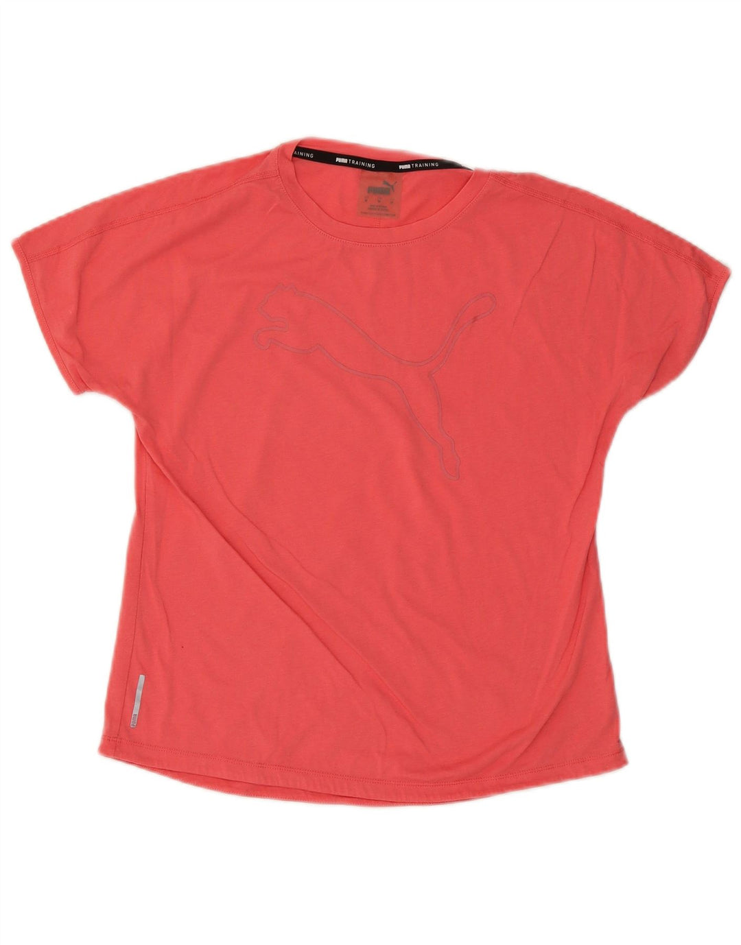 Puma T-Shirt Top UK 14 Medium Pink