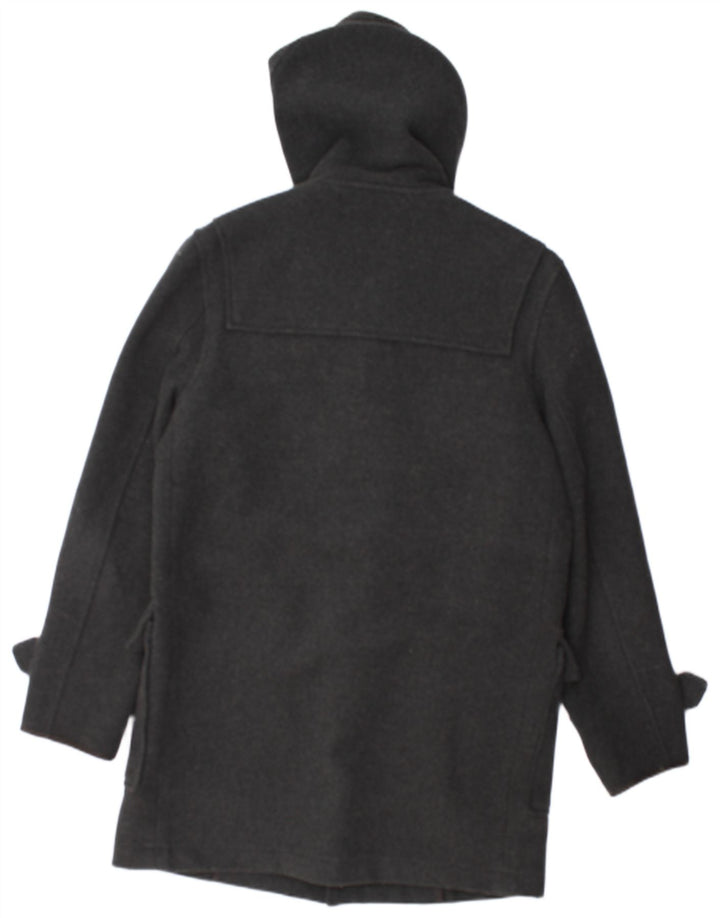 TOPMAN Herre Hooded Duffel Coat UK 38 Medium Grey