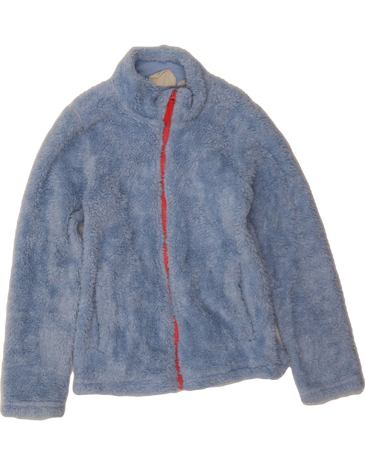 MOUNTAIN WAREHOUSE Girls Fleece Jacket 9-10 Years Blue Polyester Vintage Mountain Warehouse and Second-Hand Mountain Warehouse from Messina Hembry 