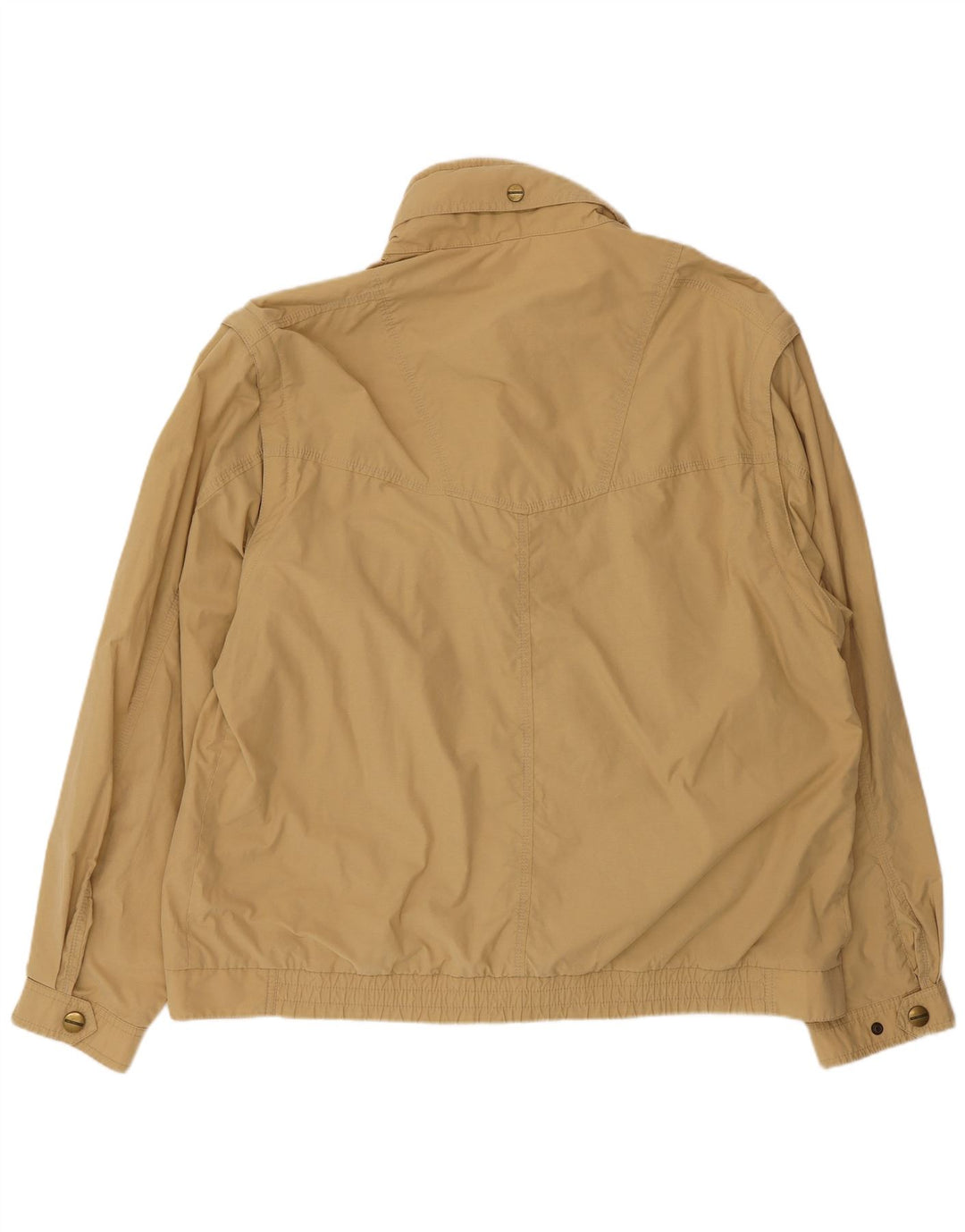 Camel Herre Hooded Utility Jacket EU 58 2XL Beige Bomuld