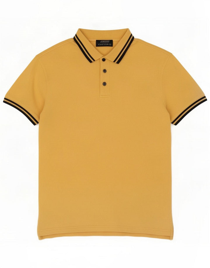 St. Bernard Polo shirt til mænd Lille gul bomuld