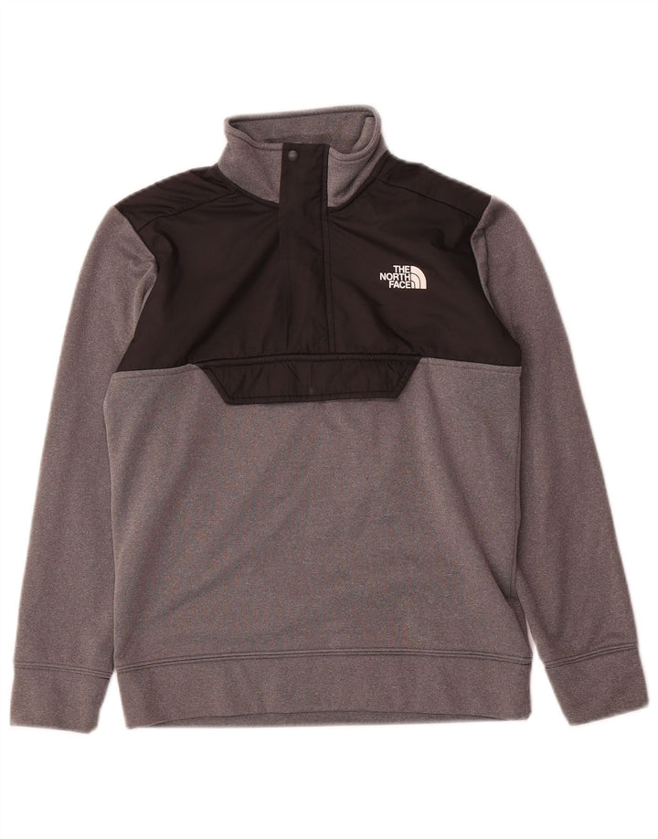 The North Face Boys Sweatshirt Jumper 9-10 år medium Grå Colourblock