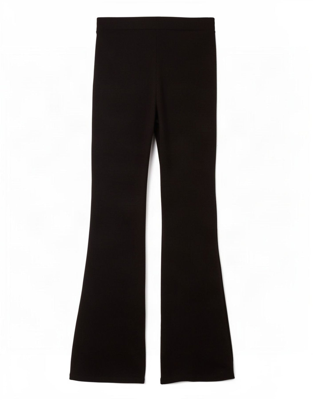 Zara Womens Flare træningsdragt Bukser UK 12 Medium Black Polyester