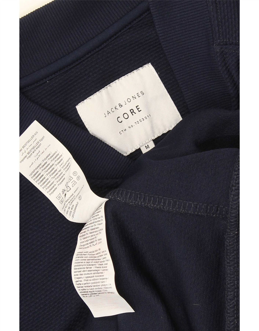 Jack & Jones Herre Core træningsdragt Topjakke Medium Navyblå Polyester