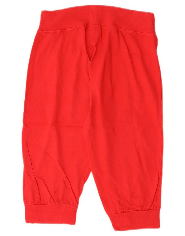 Champion Womens Heritage Classics Bermuda Sports Shorts UK 6 XS Red Bomuld