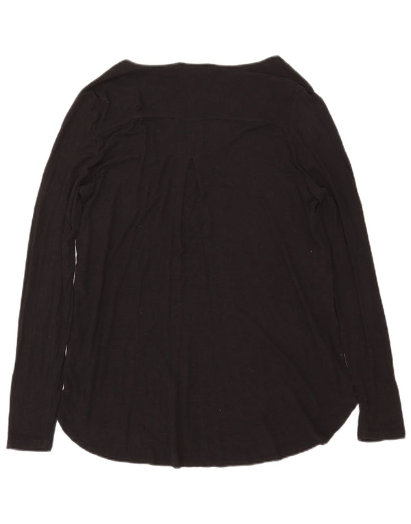 Essentials Dame Oversized Top Langærmet UK 14 Medium Sort Viscose