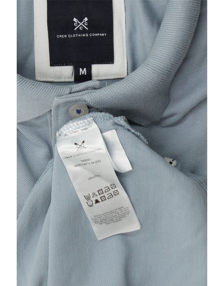 CREW TØJ Herre poloshirt Medium Blue Bomuld