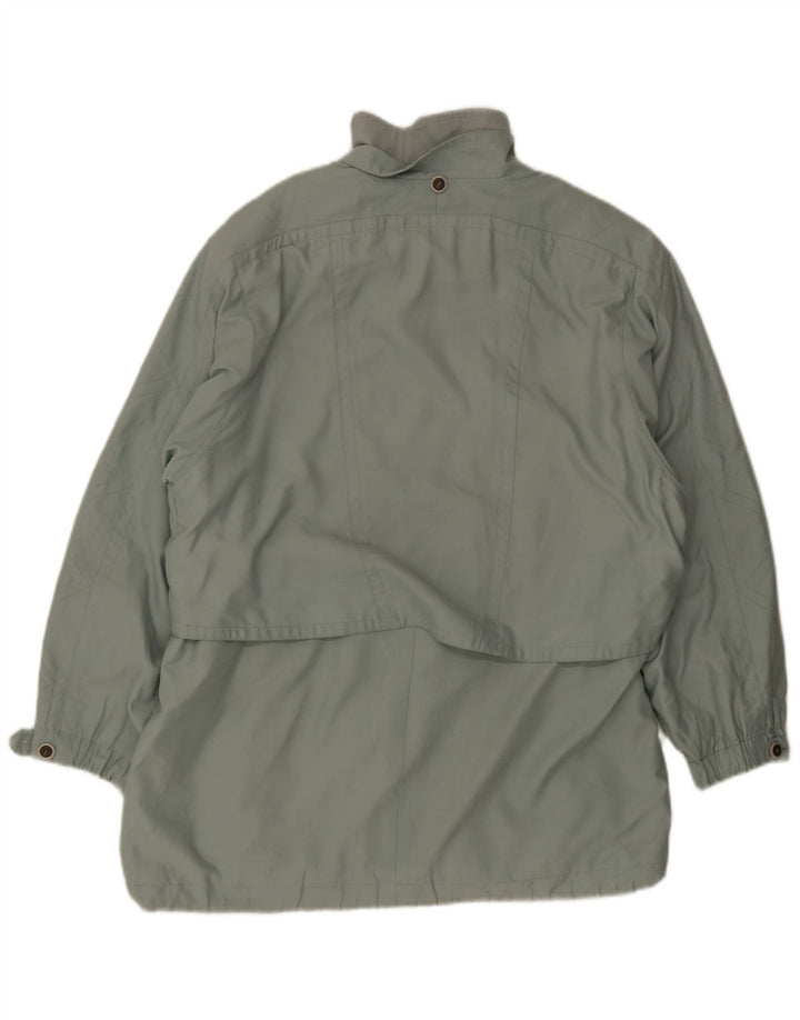 Vintage Kvinders Oversized Utility Gilet UK 10 Small Green
