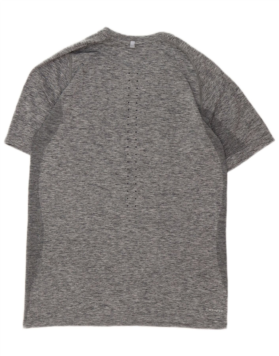 Nike Dame Dri Fit T-Shirt Top UK 14 Medium Grå Flecked