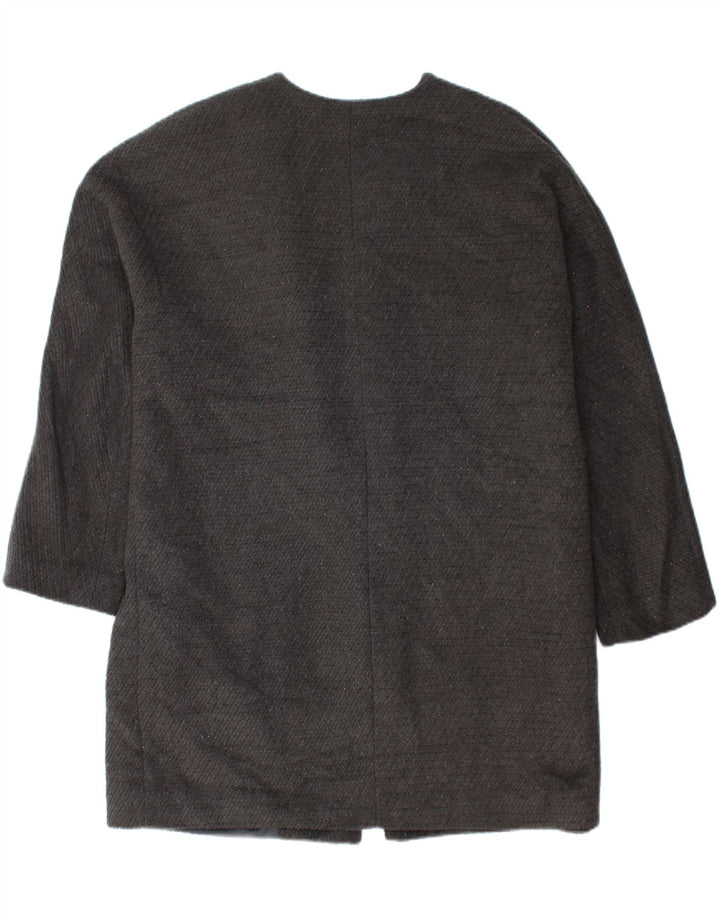 Marks & Spencer Womens Open Overcoat UK 18 XL Grå Polyester