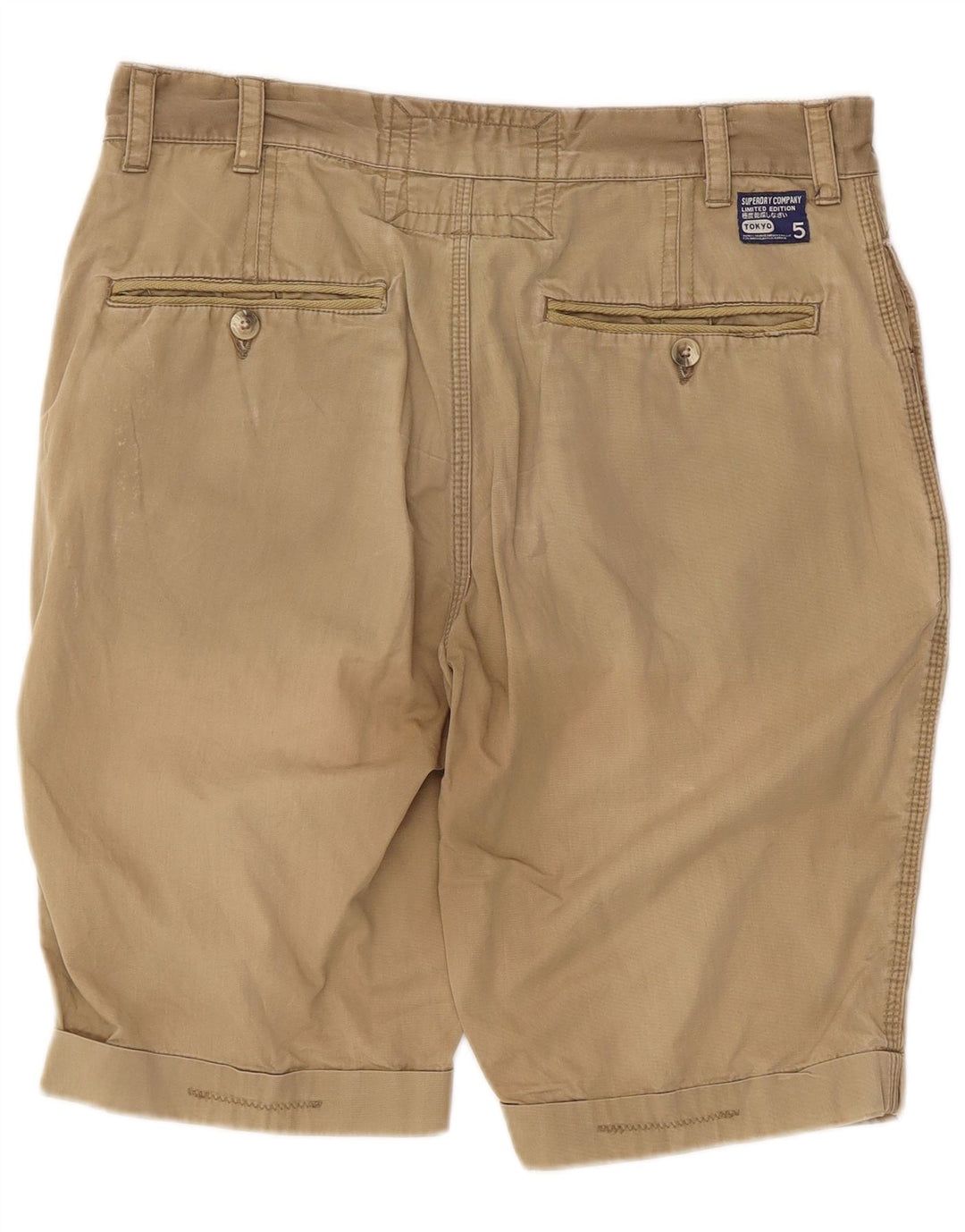 Superdry Chino Shorts til mænd Medium W32 Beige Bomuld