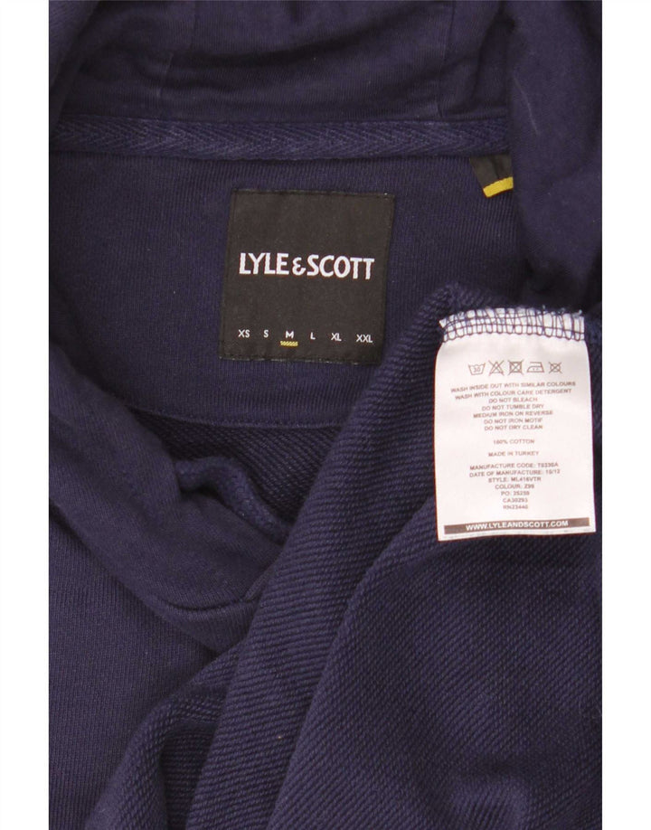 Lyle & Scott Herre hættetrøje Jumper Medium Marineblå Bomuld