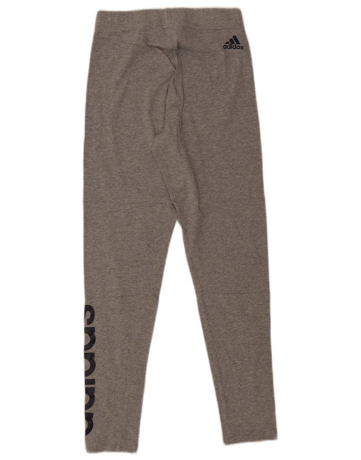 Adidas Grafiske Leggings til kvinder UK 6 XS Grå