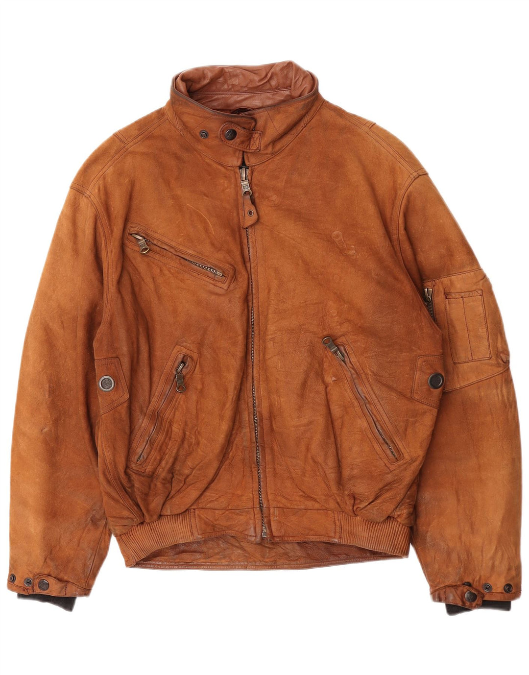 Dainese Herre Loose Fit Læderjakke IT 50 Medium Brun Læder