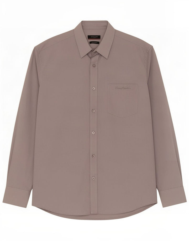 Pierre Cardin Herre Regular Fit skjorte Stor grå polyester