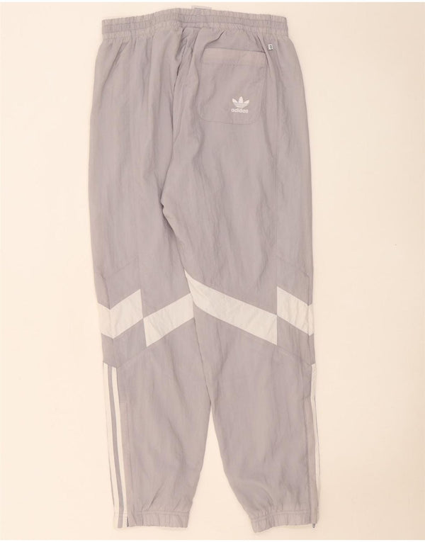 Adidas Dame træningsdragt Bukser Joggers UK 14 Large Grey Colourblock