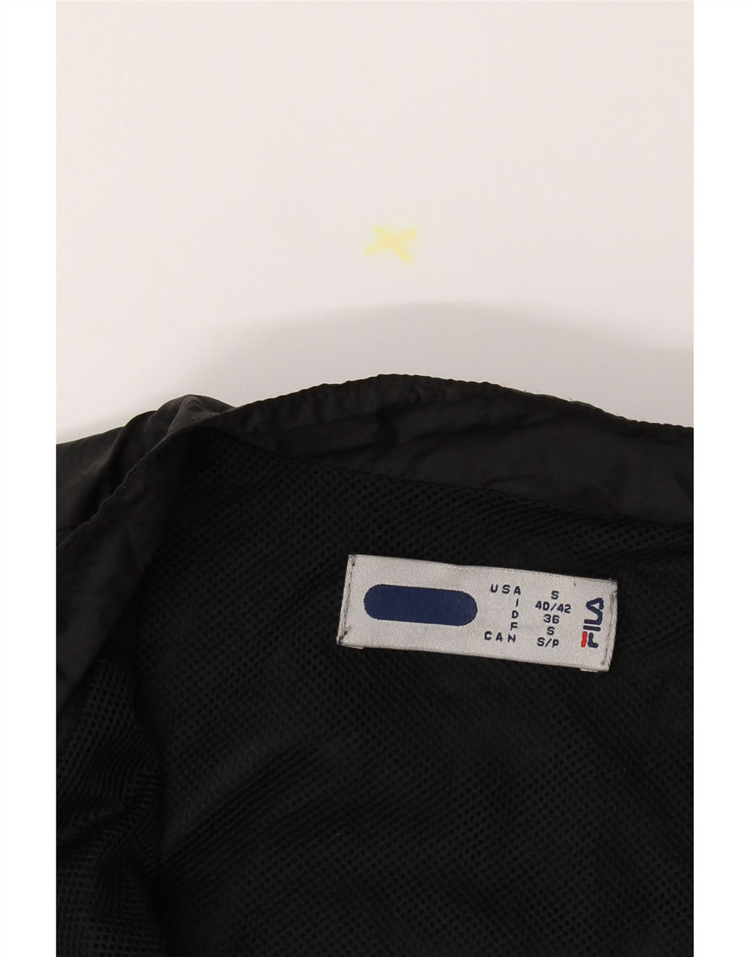 FILA Womens Tracksuit Top Jacket UK 10 Small Black Polyamide Vintage Fila and Second-Hand Fila from Messina Hembry 