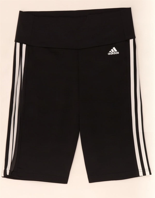 Adidas Aeroready Sportsshorts til kvinder UK 12/14 Medium Black Polyester