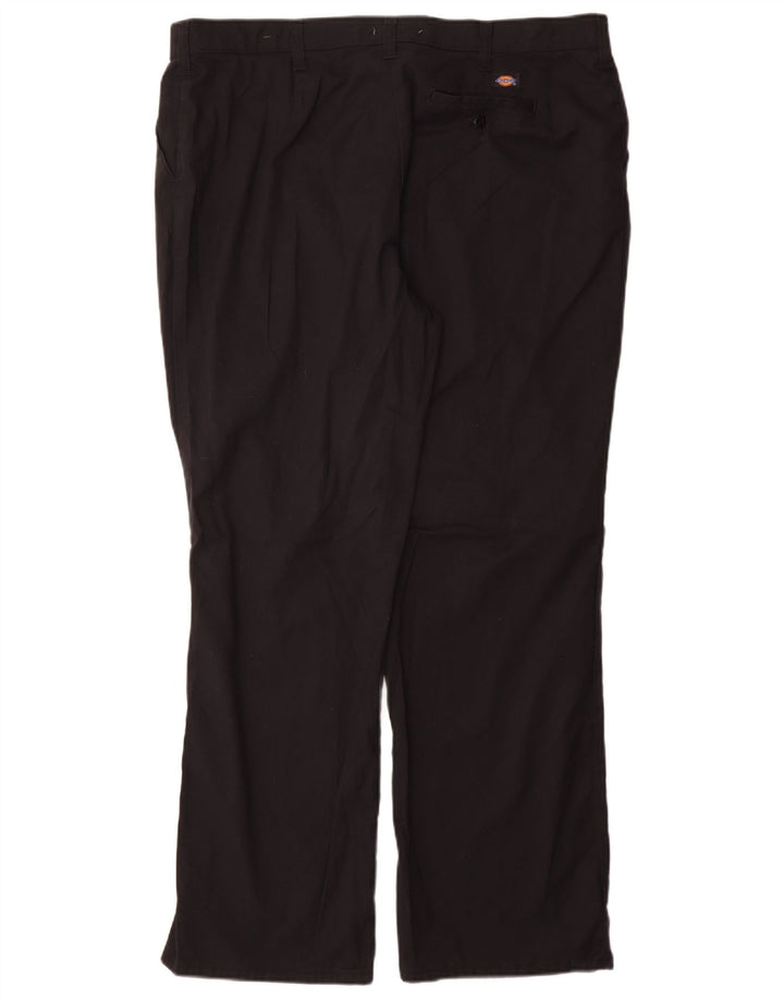Dickies lige chinobukser til kvinder US 18 2XL W38 L32 sort polyester