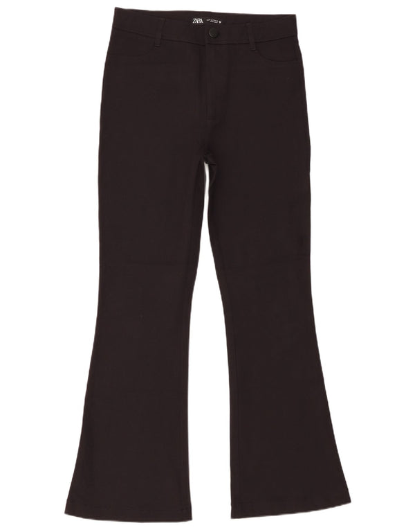 Zara Dame Flare Casual Bukser Medium W28 L29 Sort