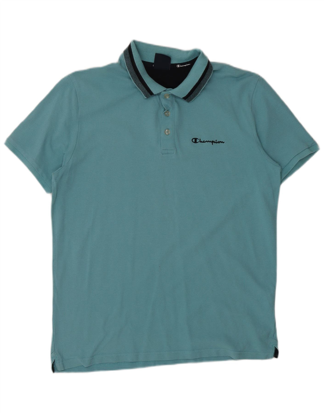 CHAMPION Herre poloshirt Stor blå bomuld