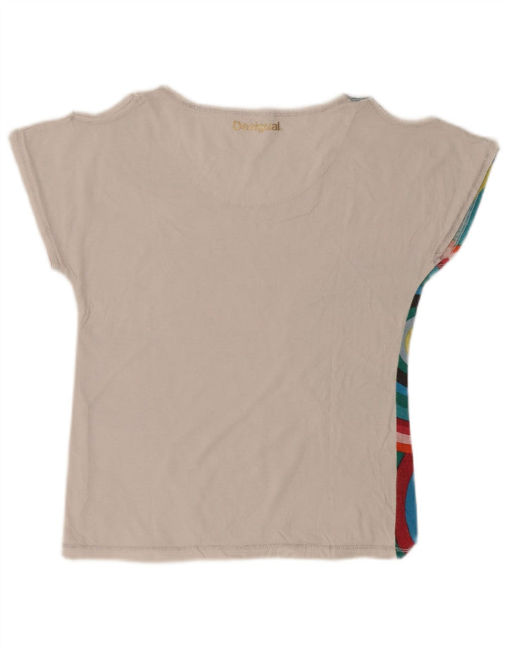 DESIGUAL Pige T-Shirt Top 11-12 År Flerfarvet Geometrisk